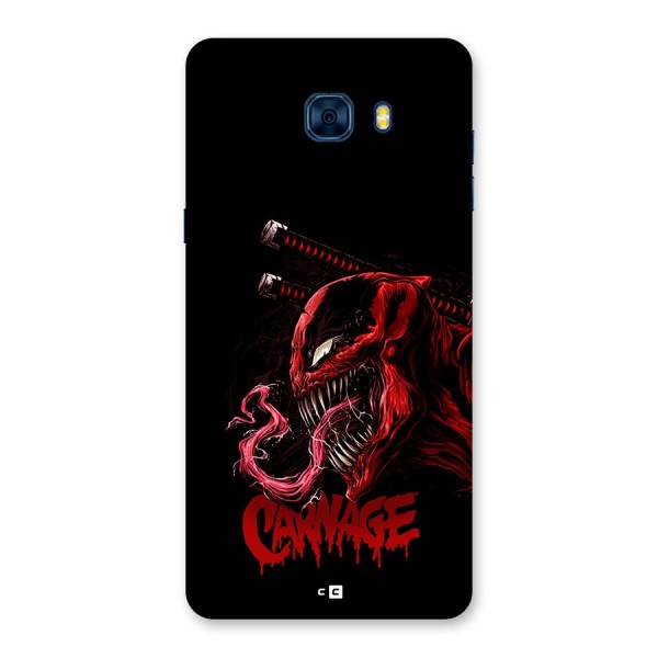 Hybrid Carnage Back Case for Galaxy C7 Pro