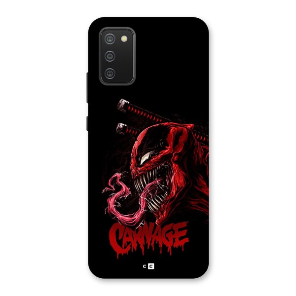 Hybrid Carnage Back Case for Galaxy F02s