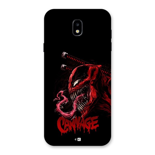 Hybrid Carnage Back Case for Galaxy J7 Pro