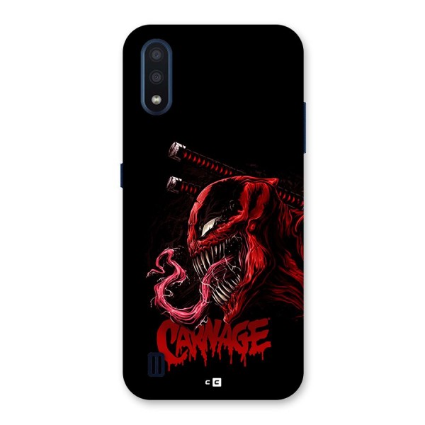 Hybrid Carnage Back Case for Galaxy M01