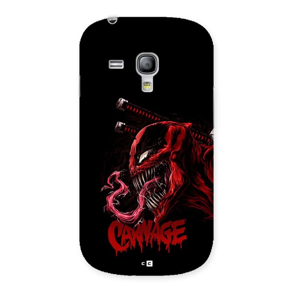 Hybrid Carnage Back Case for Galaxy S3 Mini