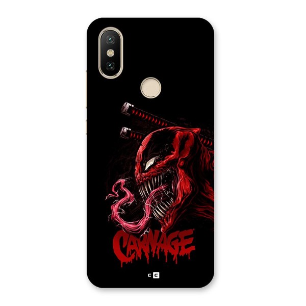 Hybrid Carnage Back Case for Mi A2