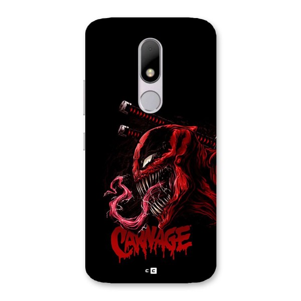 Hybrid Carnage Back Case for Moto M