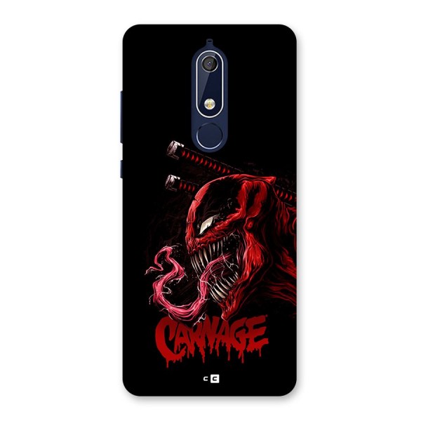 Hybrid Carnage Back Case for Nokia 5.1