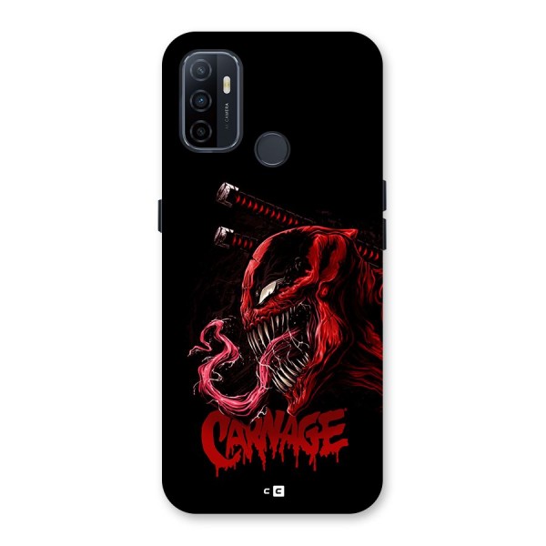 Hybrid Carnage Back Case for Oppo A53