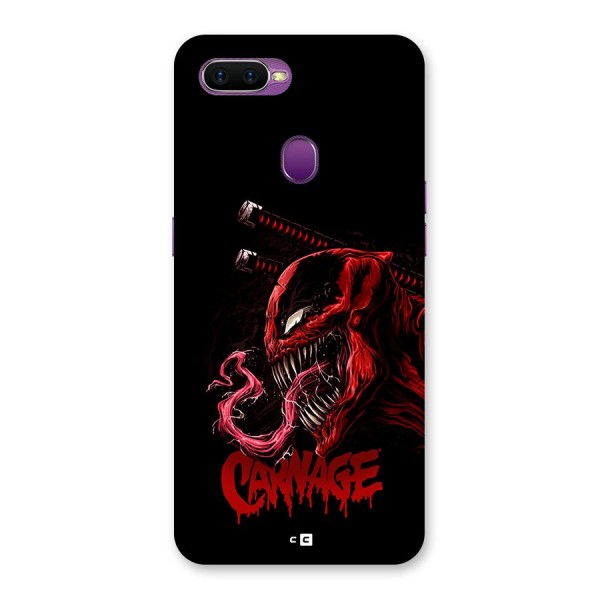 Hybrid Carnage Back Case for Oppo F9