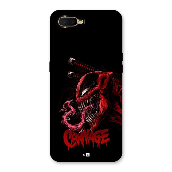 Hybrid Carnage Back Case for Oppo K1