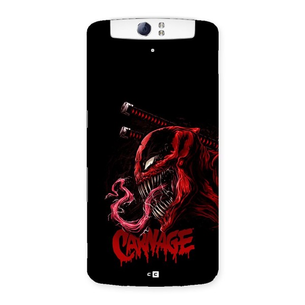 Hybrid Carnage Back Case for Oppo N1