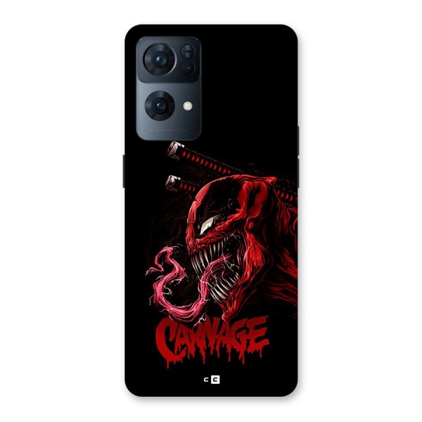 Hybrid Carnage Back Case for Oppo Reno7 Pro 5G