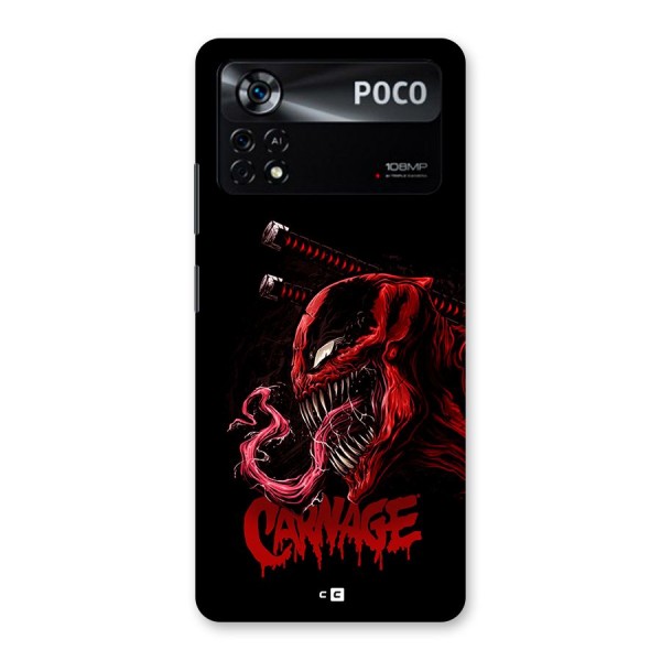 Hybrid Carnage Back Case for Poco X4 Pro 5G