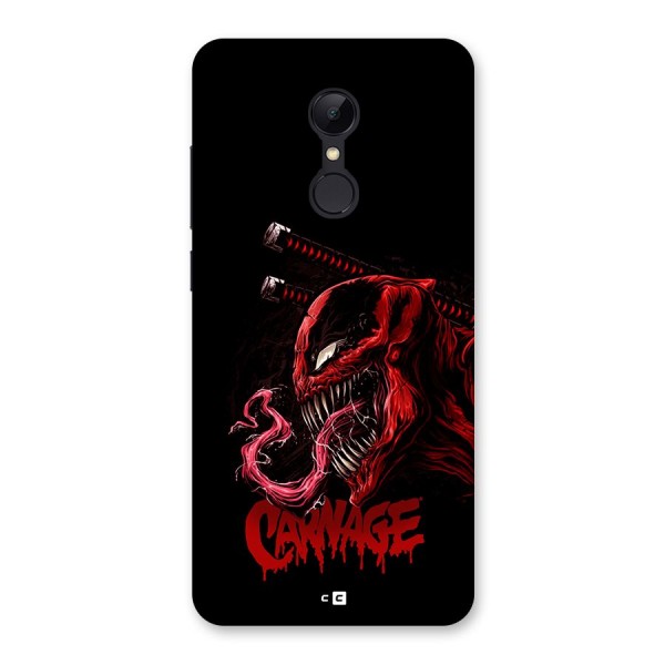 Hybrid Carnage Back Case for Redmi 5