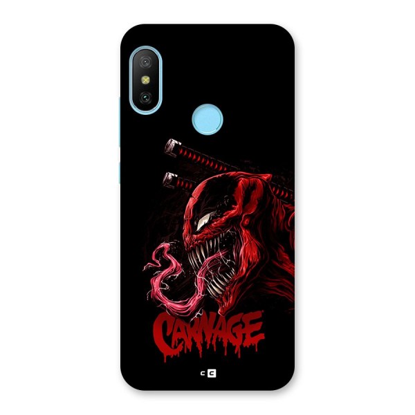 Hybrid Carnage Back Case for Redmi 6 Pro