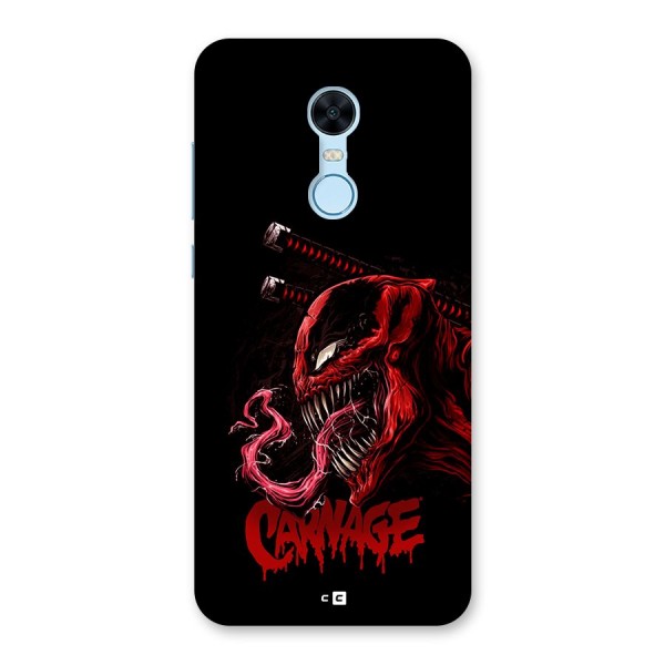 Hybrid Carnage Back Case for Redmi Note 5