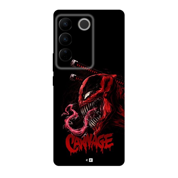 Hybrid Carnage Back Case for Vivo V27