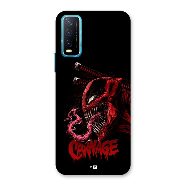 Hybrid Carnage Back Case for Vivo Y20s