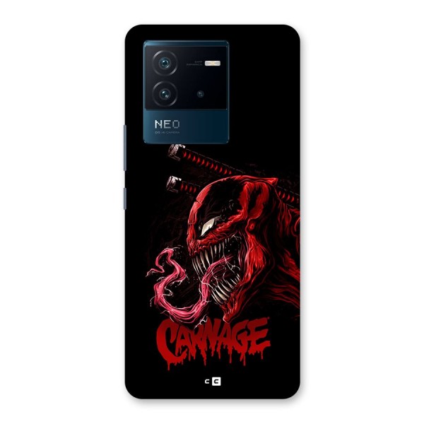 Hybrid Carnage Back Case for Vivo iQOO Neo 6 5G