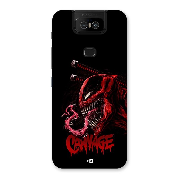 Hybrid Carnage Back Case for Zenfone 6z