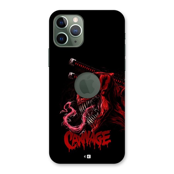 Hybrid Carnage Back Case for iPhone 11 Pro Logo Cut