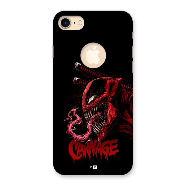 Hybrid Carnage Back Case for iPhone 8 Logo Cut