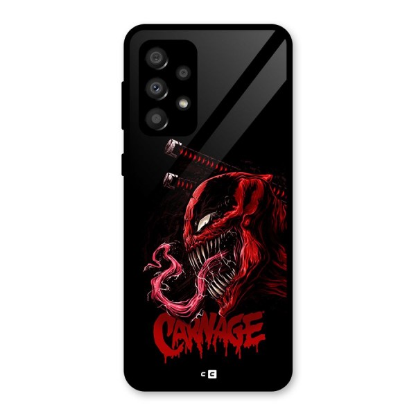 Hybrid Carnage Glass Back Case for Galaxy A32