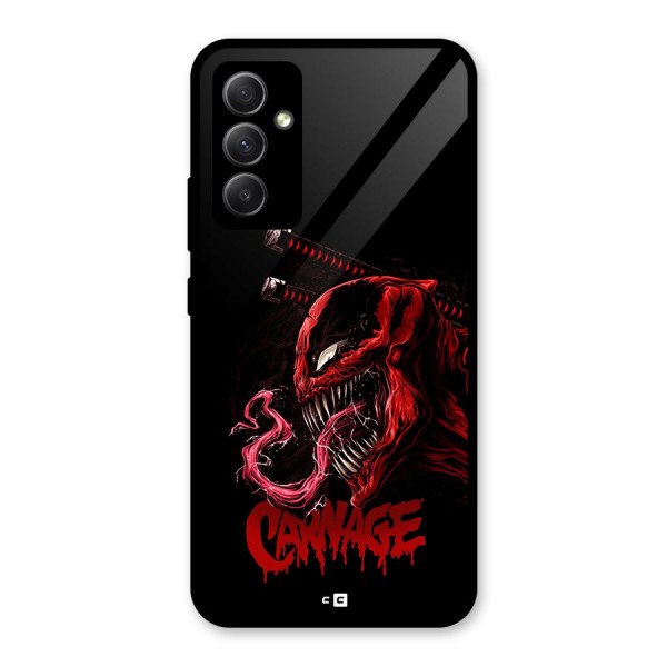 Hybrid Carnage Glass Back Case for Galaxy A34