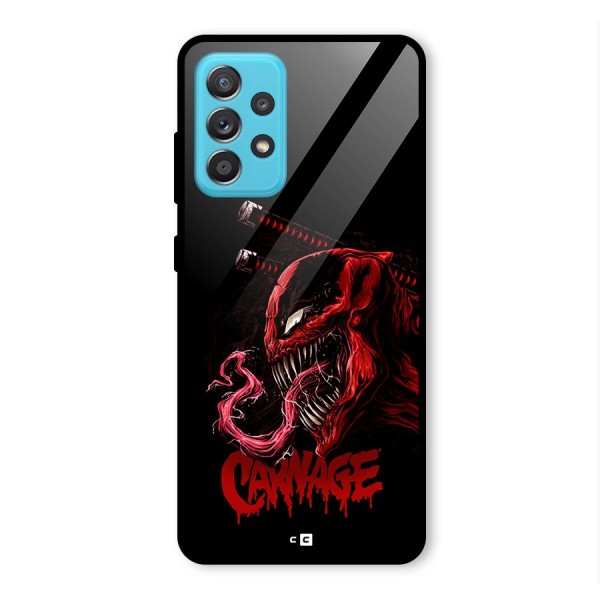 Hybrid Carnage Glass Back Case for Galaxy A52s 5G