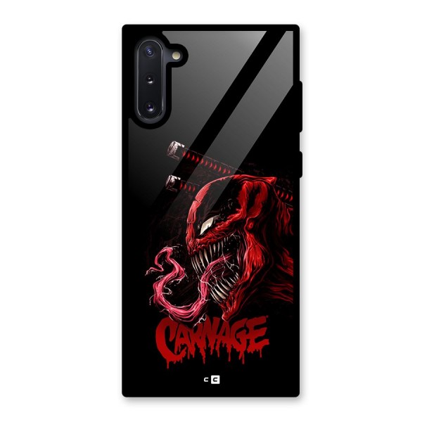 Hybrid Carnage Glass Back Case for Galaxy Note 10