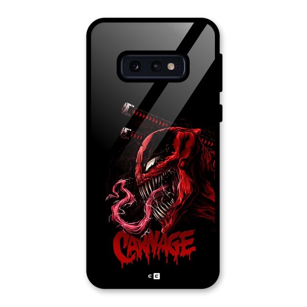 Hybrid Carnage Glass Back Case for Galaxy S10e