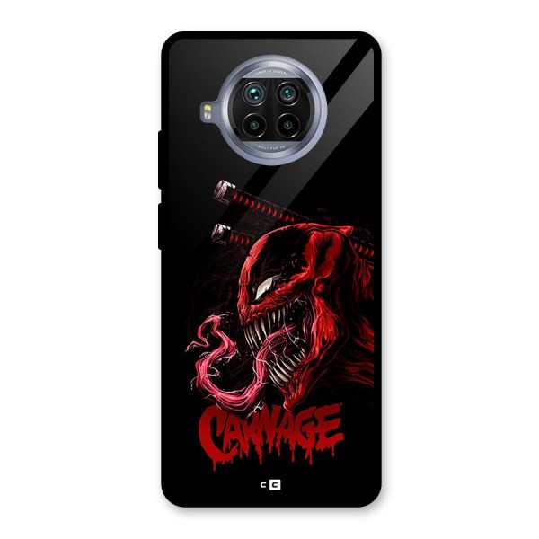 Hybrid Carnage Glass Back Case for Mi 10i