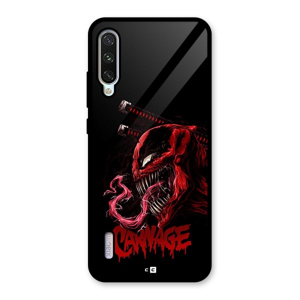 Hybrid Carnage Glass Back Case for Mi A3