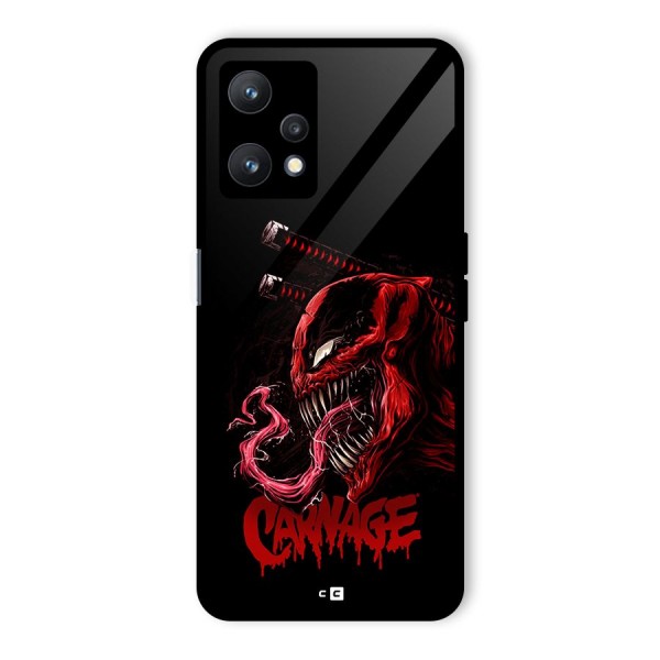 Hybrid Carnage Glass Back Case for Realme 9 Pro 5G