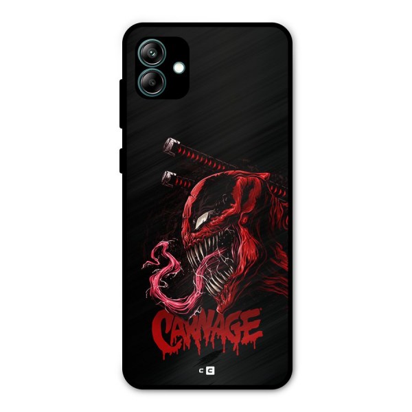 Hybrid Carnage Metal Back Case for Galaxy A04