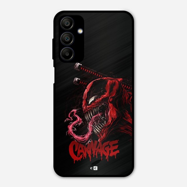 Hybrid Carnage Metal Back Case for Galaxy A15 5G