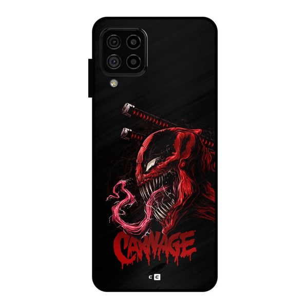 Hybrid Carnage Metal Back Case for Galaxy A22 4G