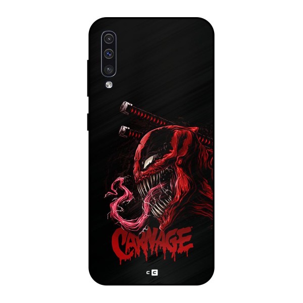 Hybrid Carnage Metal Back Case for Galaxy A50