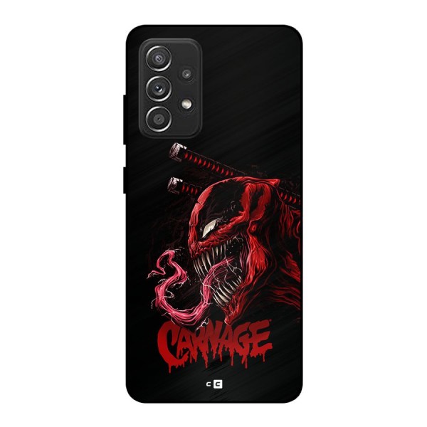 Hybrid Carnage Metal Back Case for Galaxy A52