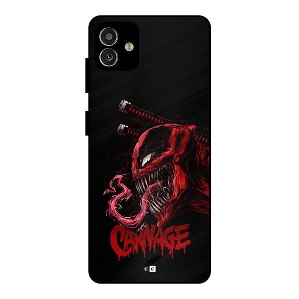 Hybrid Carnage Metal Back Case for Galaxy M13 5G