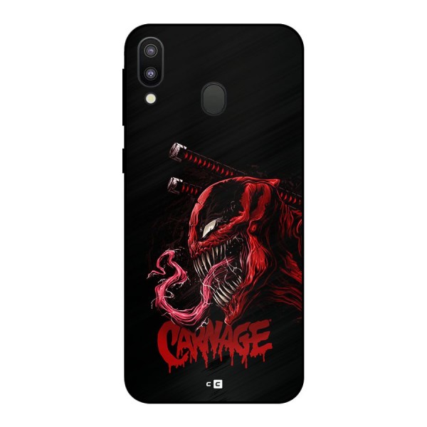 Hybrid Carnage Metal Back Case for Galaxy M20