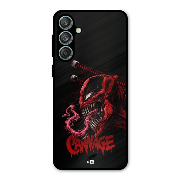 Hybrid Carnage Metal Back Case for Galaxy M55 5G