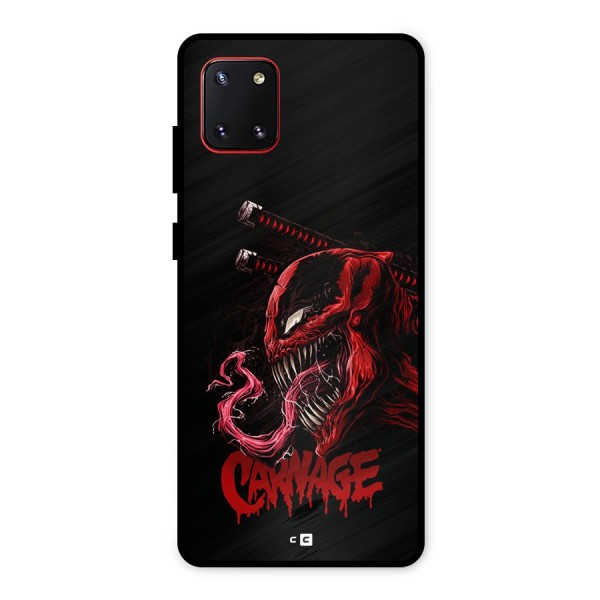 Hybrid Carnage Metal Back Case for Galaxy Note 10 Lite