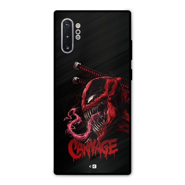 Hybrid Carnage Metal Back Case for Galaxy Note 10 Plus