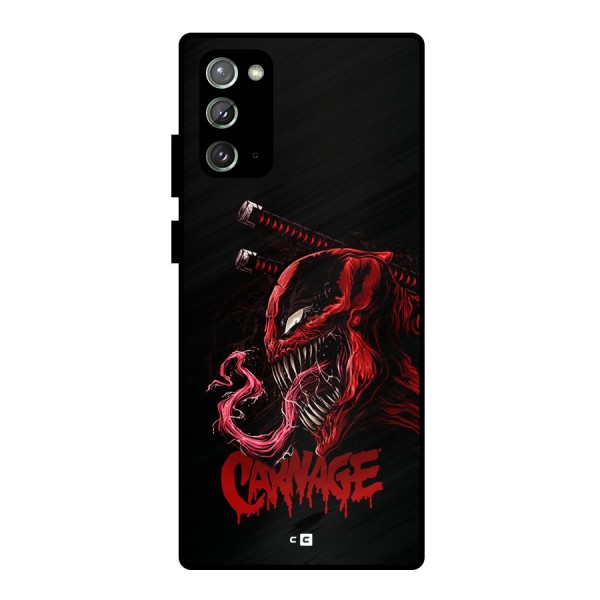 Hybrid Carnage Metal Back Case for Galaxy Note 20