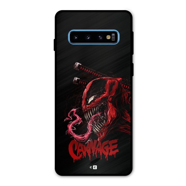 Hybrid Carnage Metal Back Case for Galaxy S10