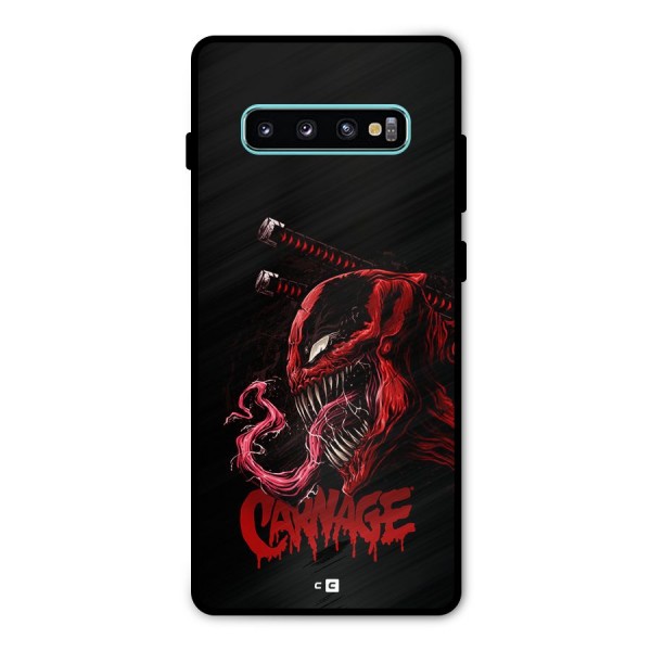 Hybrid Carnage Metal Back Case for Galaxy S10 Plus