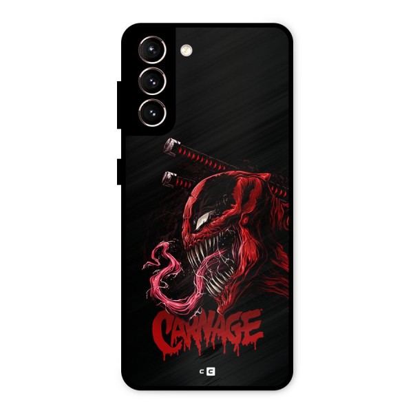 Hybrid Carnage Metal Back Case for Galaxy S21 5G