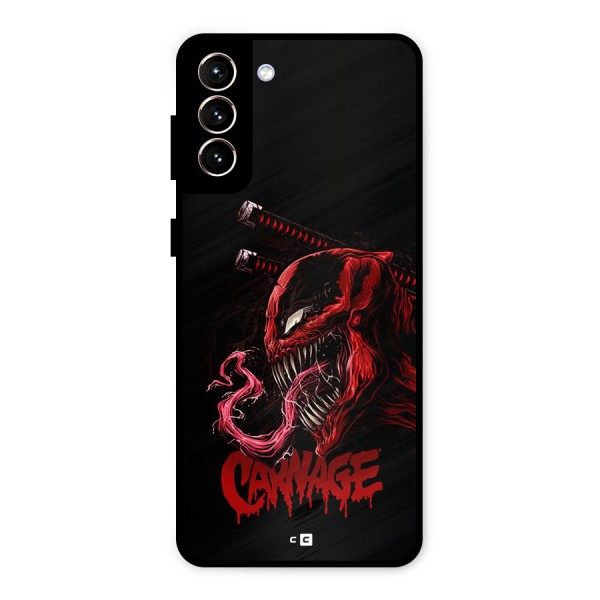 Hybrid Carnage Metal Back Case for Galaxy S21 Plus