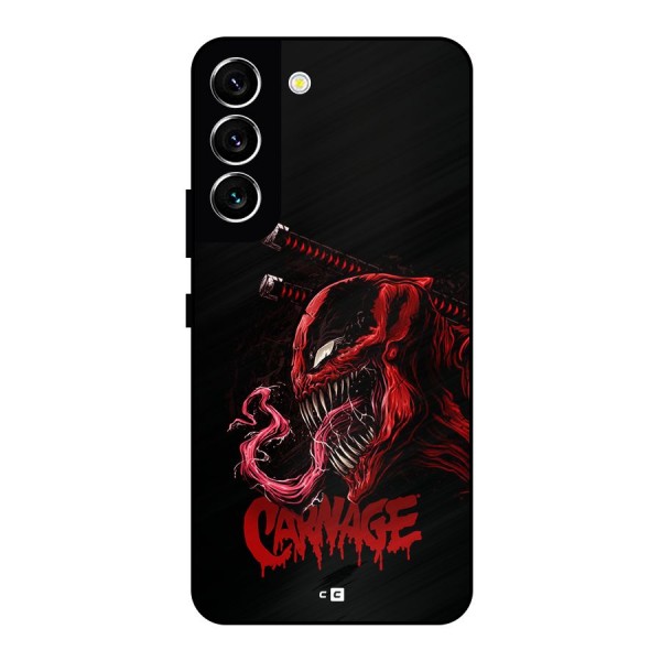 Hybrid Carnage Metal Back Case for Galaxy S22 5G