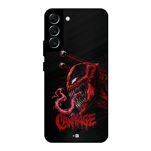 Hybrid Carnage Metal Back Case for Galaxy S22 Plus 5G