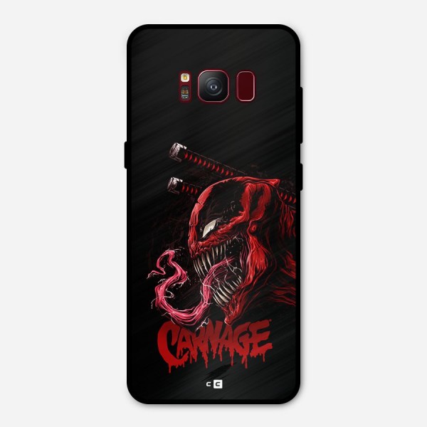 Hybrid Carnage Metal Back Case for Galaxy S8