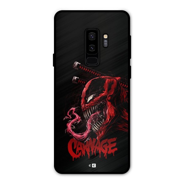 Hybrid Carnage Metal Back Case for Galaxy S9 Plus